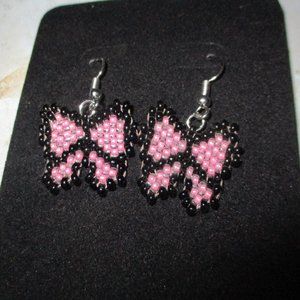 Butterfly Handmade Beaded Earrings